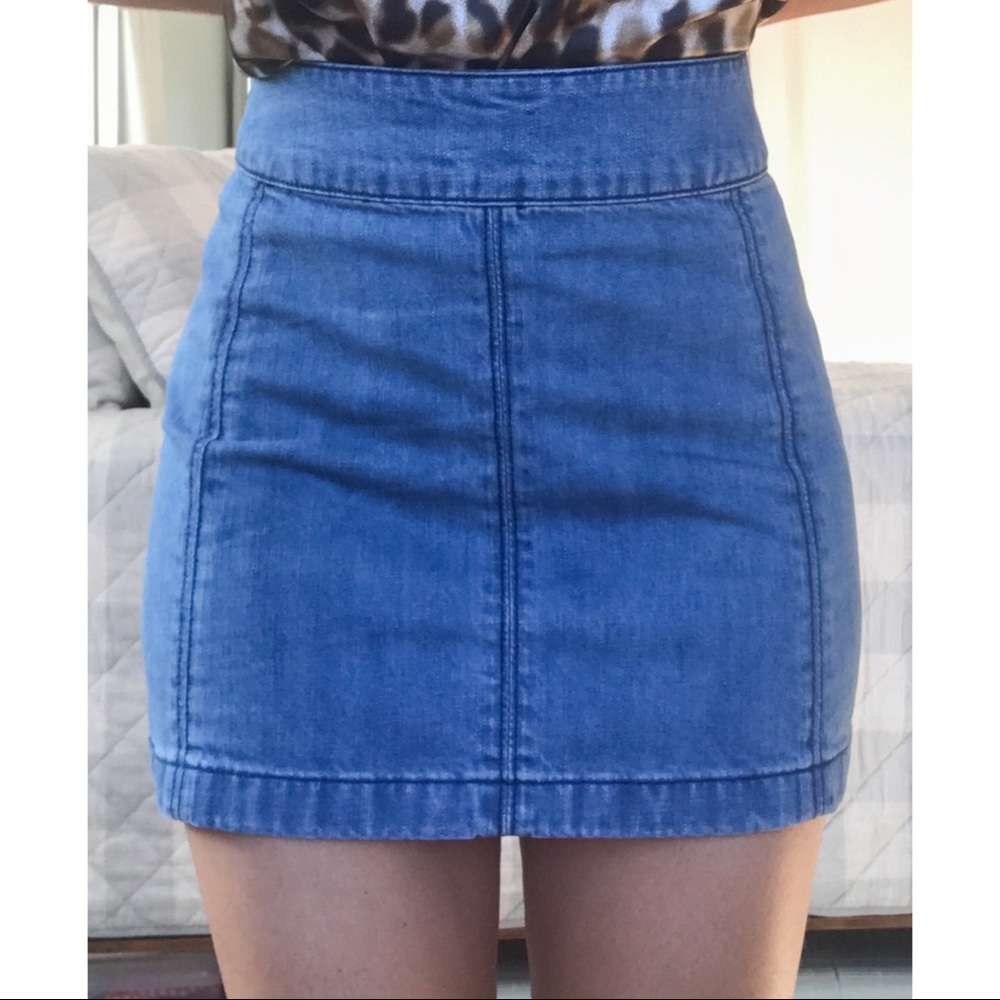 Free People Denim Skirt